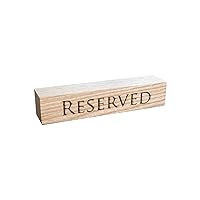 Wooden Reserved Signs for Tables-Table Tents, Reservation Stand, Reservation Cards, Table Tents for Restaurants, Table Numbers, Wedding Signs for Reception, Wooden Reserve Plastic Sig