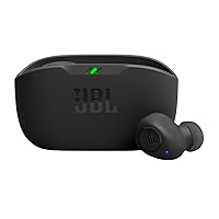 JBL Vibe Buds - True Wireless Earbuds, Smart Ambient, VoiceAware, Up to 32 total hours of battery life with speed charging, Water and dust resistant, JBL Deep Bass Sound (Black) JBL Vibe Buds - True Wireless Earbuds, Smart Ambient, VoiceAware, Up to 32 total hours of battery life with speed charging, Water and dust resistant, JBL Deep Bass Sound (Black)
