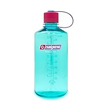 Nalgene Sustain Tritan BPA-Free Water Bottle Made with Material Derived from 50% Plastic Waste, 32 OZ, Narrow Mouth, Surfer