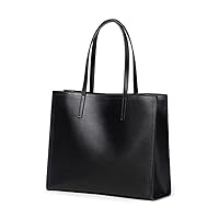 Leather Tote Bag and Handbags for Women,Top Handle Satchel Shoulder Bag Vintage Briefcase 14 inch Computer Work Purse