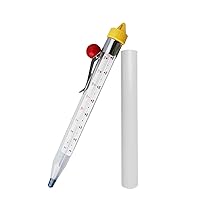 Candy Thermometer Deep Fry Thermometer Instant Read Glass Thermometer with Pot Clip, Candy/Fry/Jam/Sugar/Syrup/Jelly Thermometer Food Thermometer for Home Cooking