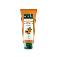 Papaya Tan Reduce Brightening & Revitalizing Face Scrub | Gentle Exfoliation | Smooth and Clear Complexation | 100% Botanical Extracts| Suitable for All Skin Types | 100g (pack of 1)