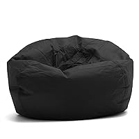 Floating Bean Bag for Pool,Children Bean Bag Pouf Cover Without Filler Outdoor Waterproof Oxford Beanbag Puff Salon Ottoman Pet Sofa Bed Nest (Color : Black, Size : 70cm Pouf Cover-Kids)