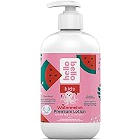 Hello Bello Kids Premium Lotion - Gentle Hypoallergenic Vegan Formula to Nourish and Moisturize - Watermelon Scented - 16 Fl Oz