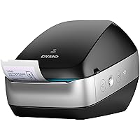 DYMO LabelWriter Wireless Label Printer | Direct Thermal Printer, Great for Shipping, Warehouse Labels, Name Badges, Barcodes and More, Connect Through Wi-Fi, for Home & Office Organization, Black