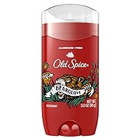 Old Spice Aluminum Free Deodorant for Men, Bearglove, 24/7 Odor Protection, 3.0 oz (Pack of 3)