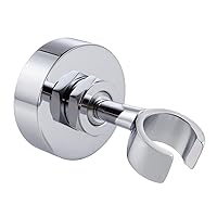 Bathroom Brass Handheld Shower Head Bracket Hand Sprayer Holder Stepless Adjustable Wall Mount, Polished Chrome