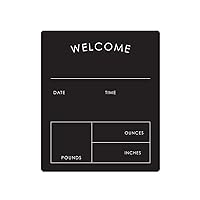Welcome to The World Newborn Blackboard Sign / 10