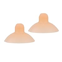 CHICTRY 1 Pair Self-Suction Silicone Nipple Cover for Breast Form Crossdresser Cosplay Costume