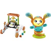 Fisher-Price 2-Sided Steady Speed Panda Walker and DJ Bouncin' Beats Interactive Baby and Toddler Learning Toy