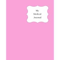 My Medical Journal: Record all your medical details, medication, jabs, hospital appointments, treatment and more. Track your health & lifestyle. Light pink design My Medical Journal: Record all your medical details, medication, jabs, hospital appointments, treatment and more. Track your health & lifestyle. Light pink design Paperback
