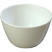 Carlisle FoodService Products Kingline Reusable Plastic Bowl Soup Cup for Home and Restaurant, Melamine, 8 Ounces, White, (Pack of 48)