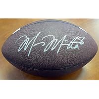 Marcus Mariota Autographed Brown Nike Logo Football Oregon Ducks MM Holo Stock #87158 - Autographed College Footballs