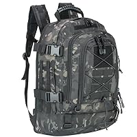 65L Military Tactical Backpack Army Molle Assault Rucksack Men Backpacks Travel Camping Hunting Hiking Bag (camo 6)
