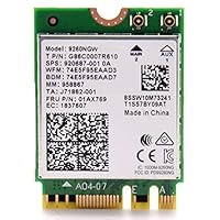 Intel M.2 AC 9260 WiFi Card with Bluetooth 5.1 | Up to 1.73Gbps, MU-MIMO, WiFi 5 | Works with Intel, AMD, Linux & Windows 10/11 | Non-vPro | Model 9260NGW WiFi Adapter (AC9260)