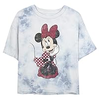 Disney Characters Polka Dot Minnie Women's Fast Fashion Short Sleeve Tee Shirt
