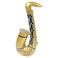 Smiffys Inflatable Saxophone,Gold