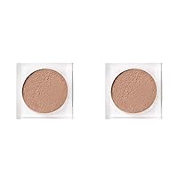 Mineral Powder Foundation - Imparts Rich Colour Payoff That Flatters Every Skin Type - Offers Impeccably Soft, Radiant Finish - Cold Medium Shade - Ingrid - 0.25 oz (Pack of 2)