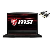 MSI 2023 Newest GF63 Thin Gaming 15 Laptop, 15.6