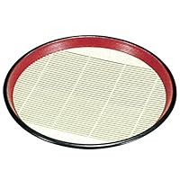 Plate Plate: Dishwasher safe wood grain buckwheat plate (with bamboo shusu) M14348-5