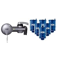 PUR Plus Faucet Mount Water Filtration System (PFM350V) and Replacement Filters (RF99996)