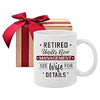 ‘Funny Retirement Gifts for Coworkers Office & Family, Retirement Coffee Mug Gift for Men Women Mom, Retired Schedule Calendar Coffee Mugs for Grandma Grandpa Friends Boss