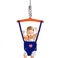 Baby Door Jumper, Door Jumper with Adjustable Strap, Door Swing Baby, Doorway Jumper for Baby, Walking Harness Function, Easy Setup, Fun Activity, Girls and Boys