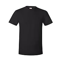 Hanes 4.5 oz., 100% Ringspun Cotton nano-T T-Shirt (4980) BLACK