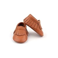 Baby Moccasins, 25+ Colors, Baby/Toddler Shoes Made with Genuine Leather & Anti-Slip Soles, Boys & Girls Baby Shoes