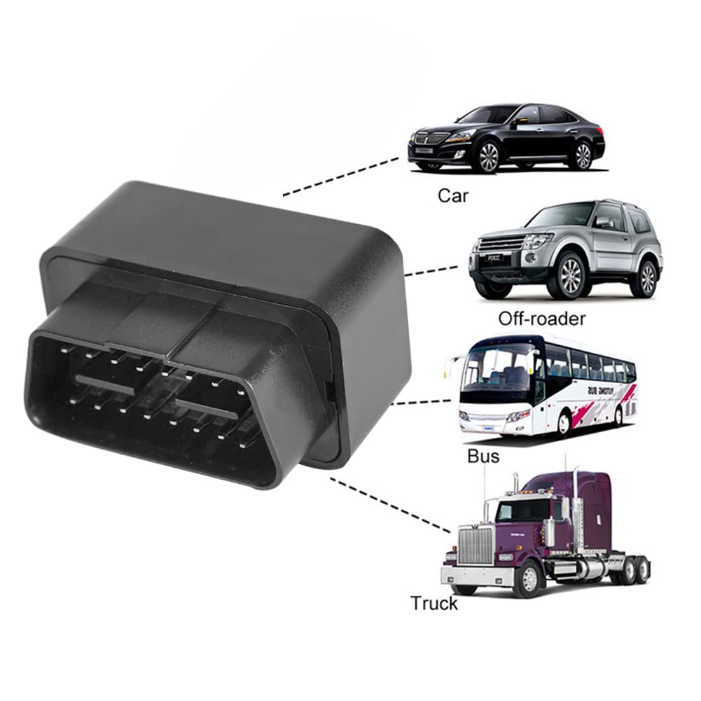 YuYue Electronic OBD-II GPS Trackers for Vehicles Plug-in Tracker for Fleet, Vehicles, Valuables, Cars. Real Time 4G LTE GPS Tracker for Cars and Trucks Hidden Portable Locator Tracking Device