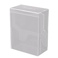 Gamegenic Bastion 50+ XL Deck Box - Compact, Secure, and Perfectly Organized for Your Trading Cards! Safely Protects 50+ Double-Sleeved Cards, White Color, Made