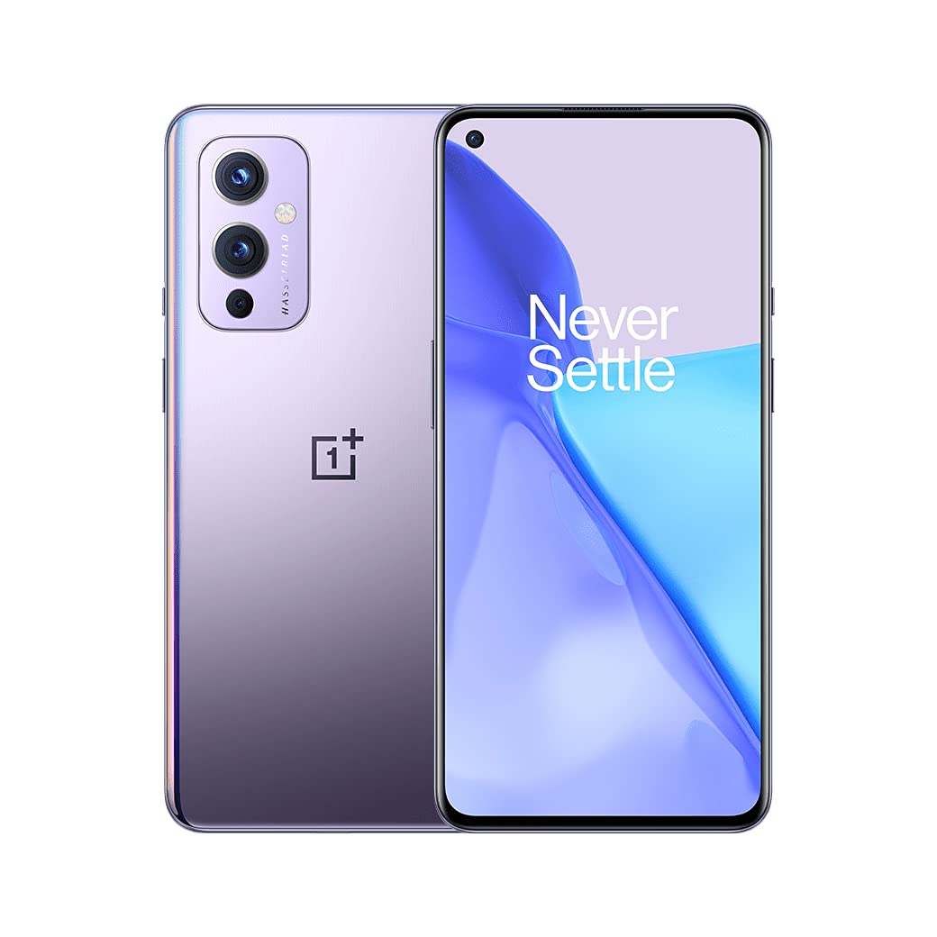 OnePlus 9 5G Dual LE2110 128GB 8GB RAM Factory Unlocked (GSM Only | No CDMA - not Compatible with Verizon/Sprint) China Version - Winter Mist (Purple)