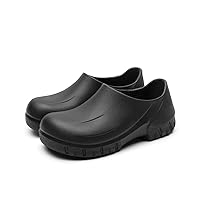 Chef Shoes Men - Non Slip Oil Resistant Waterproof Safety Work Shoes Kitchen Shoes for Men Nursing Shoes Garden Shoes Men Women Indoor and Outdoor Chef Clogs for Kitchen Garden Food Service