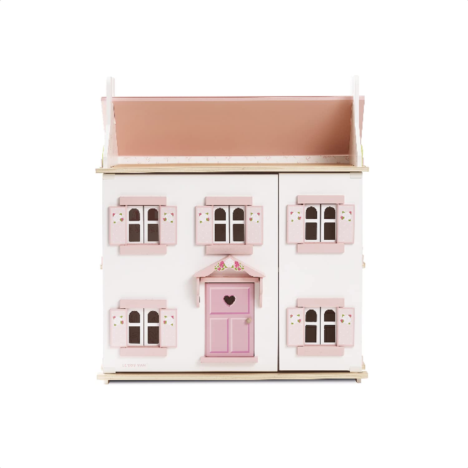 Le Toy Van - Iconic Sophie's Large Wooden Doll House | Dream House Wooden Dolls House Play Set | Great As A Gift | Suitable for Ages 3+