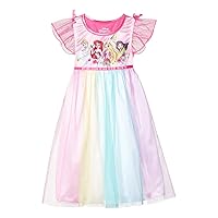 Disney Girls' Princess Fantasy Gown Nightgown, PRINCESS PARTY GOWN 4, 2T