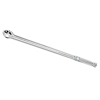 DURATECH Extra Long Handle 1/2-Inch Drive Ratchet, 90-Tooth Quick-release Ratchet Wrench with 20