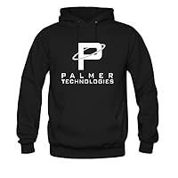 Men's Palmer Technologies Cotton Fashion Hoodied Sweatshirt XXXL Black