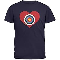 Old Glory Cupid Target Navy Adult T-Shirt - Large