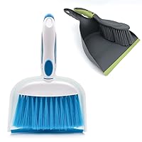 Broom and Dustpan,Dust Pans with Brush,Mini dust Pans with Brush,Dust Pan and Brush Set for Table, Desk, Countertop, Key Board, Cat, Dog and Other Pets