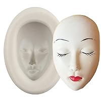 Face Silicone Fondant Molds Baby Face Chocolate Silicone Molds For Cake Decorating Cupcake Topper Candy Gum Paste Polymer Clay Set Of 1