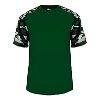 Camo Sport Tee Forest Green/Forest Camo Small