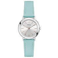 FURLA Easy Shape Green Genuine Leather Strap Watch (Model: WW00024021L1)