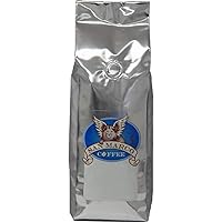 San Marco Coffee Flavored Ground Coffee, Butter Rum, 1 Pound