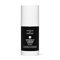 Pestle & Mortar 16% Vitamin C Serum for Face, with Hyaluronic Acid, Vitamin E & Ferulic Acid, Hydrating & Brightening Serum for Dark Spots, Anti Aging & Reduce Wrinkles 1.35 fl oz