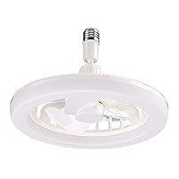 Sharplace Ceiling Fan Light, Ceiling Light, E27, Adjustable Wind Speeds Ceiling Fan with Light, Fan Lamp for Bedroom