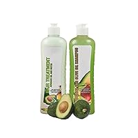 Avocado Shampoo and Avocado Conditioner, Moisturize Hair with Biotin and Olive Oil, Paraben Free, Good for Hair to Produce Shine and Hair, Conditioner Care for Thinning Hair, Growth Shampoo Set