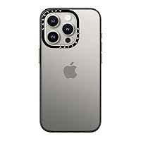 CASETiFY Compact Case for iPhone 15 Pro [2X Military Grade Drop Tested / 4ft Drop Protection] - Clear Black
