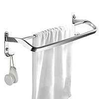 Towel Racks,Towel Bar,Stainless Steel Double Rod,Wide Side Towel Rack Bathroom Kitchen/70Cm