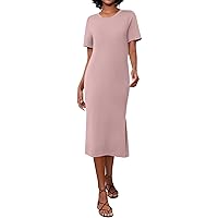 Summer Dresses for Women 2024, Womens Flowing Casual Long Maxi Dress, S, 3XL