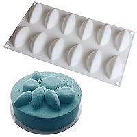 3D Hollow Leaf Fondant Lace Mold Multi Leaves Flower Candy Mold Chocolate Sugar Craft Cake Decoration Cupcake Top (Mango_11.6x6.8 x1 inches)